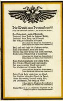 1915 Propagandakarte Wacht am Donaustrand von Franz Löser IR 59